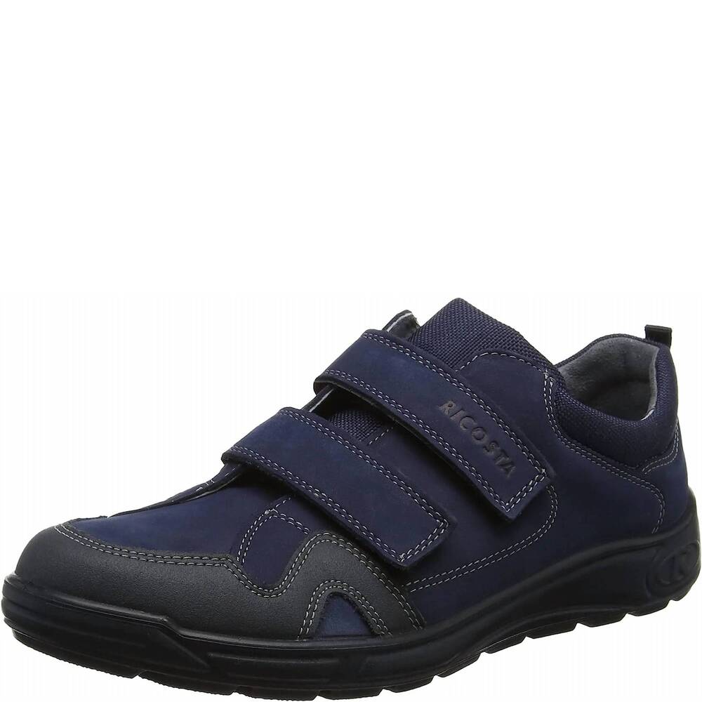 NEW RICOSTA men's tamo nubuck leather sneakers in nautic